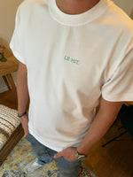 Afbeelding in Gallery-weergave laden, Het perfecte witte T-shirt voor MANNEN (bestel maatje groter voor oversized look)
